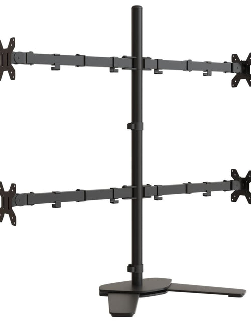 Încărcați imaginea în vizualizatorul Galerie, Suport de perete pentru monitor VESA 75/100 mm, negru,
