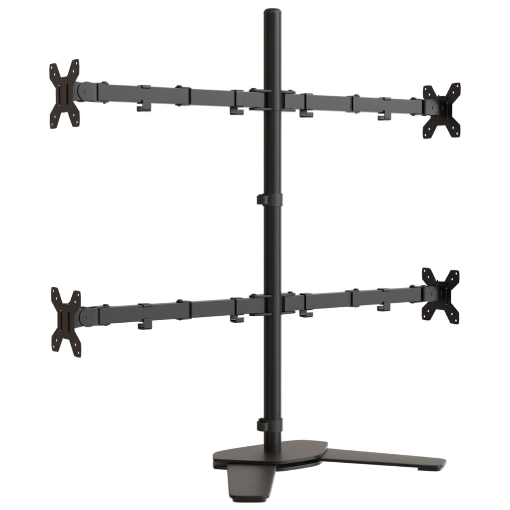 Suport de perete pentru monitor VESA 75/100 mm, negru,