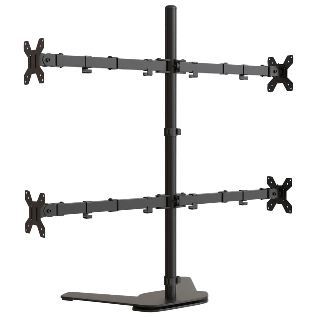 Suport de perete pentru monitor VESA 75/100 mm, negru,