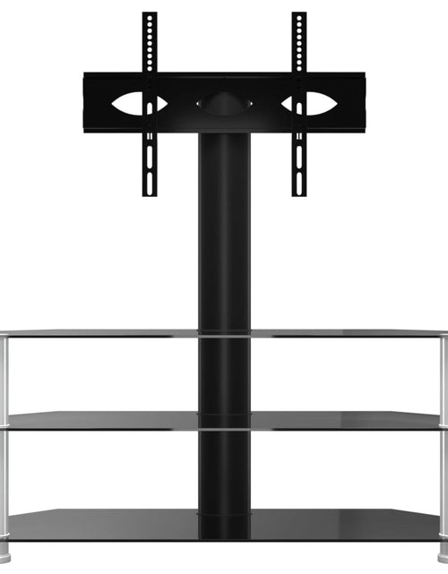 Загрузите изображение в средство просмотра галереи, Suport TV de colț 3 niveluri pentru 32-70 inchi, negru/argintiu - Lando
