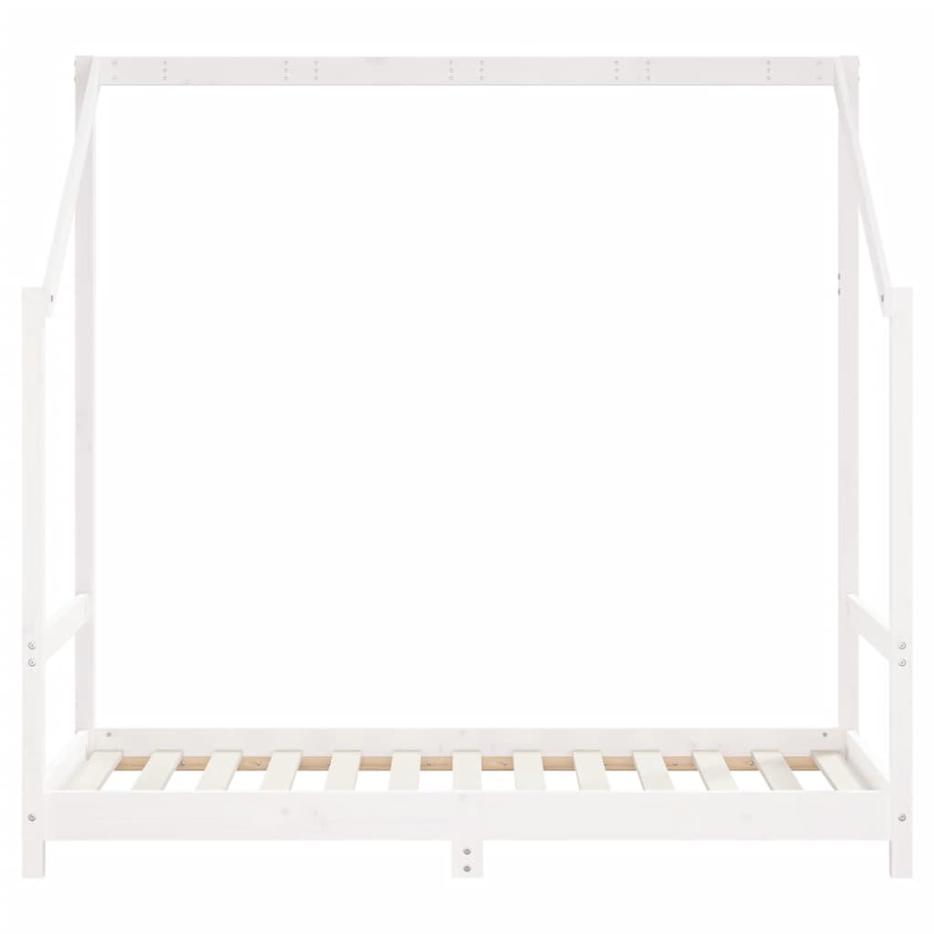 Cadru de pat pentru copii, 2x(80x160) cm, lemn masiv de pin - Lando