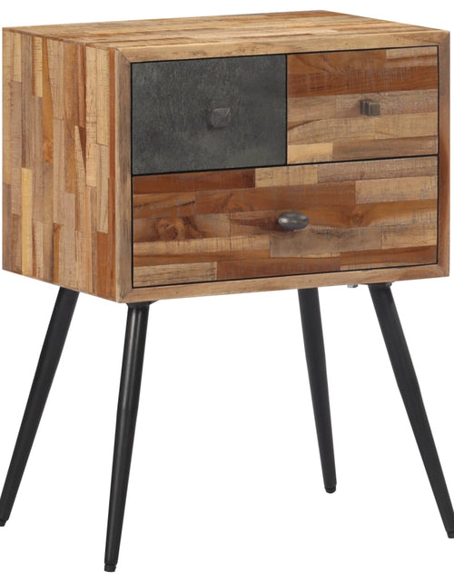 Загрузите изображение в средство просмотра галереи, Noptieră, 47x31,5x60 cm, lemn masiv de tec - Lando
