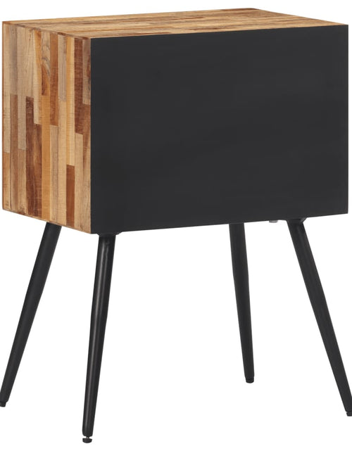 Încărcați imaginea în vizualizatorul Galerie, Noptieră, 47x31,5x60 cm, lemn masiv de tec - Lando
