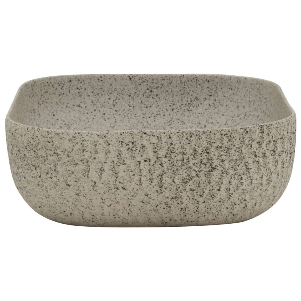 Lavoar de blat gri 48x37,5x13,5 cm, ceramică, dreptunghi Lando - Lando
