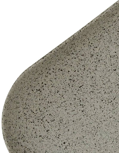 Încărcați imaginea în vizualizatorul Galerie, Lavoar de blat gri 48x37,5x13,5 cm, ceramică, dreptunghi Lando - Lando
