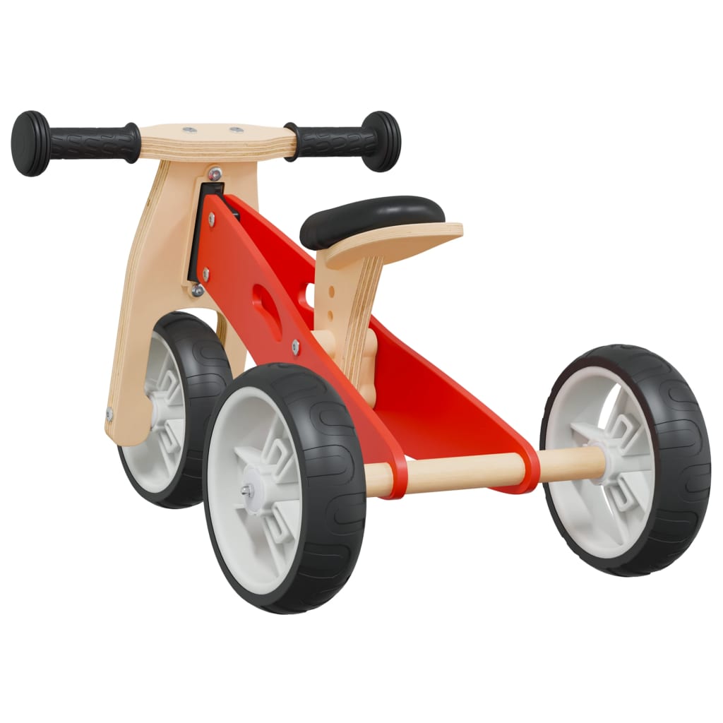 Bicicletă de echilibru pentru copii 2 în 1, roșu Lando - Lando