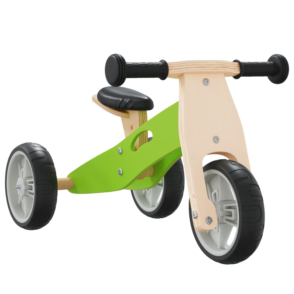 Bicicletă de echilibru pentru copii 2 în 1, verde Lando - Lando