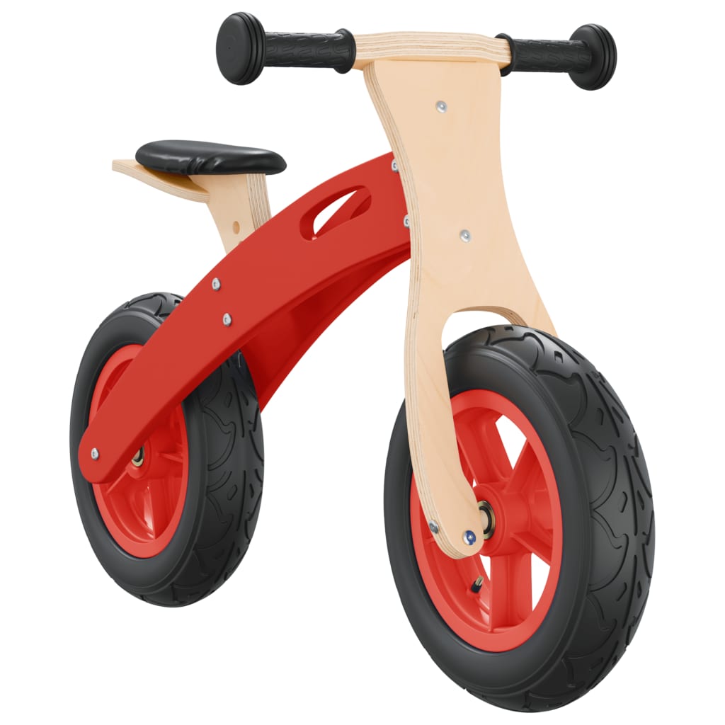 Bicicletă echilibru pentru copii, cauciucuri pneumatice, roșu Lando - Lando