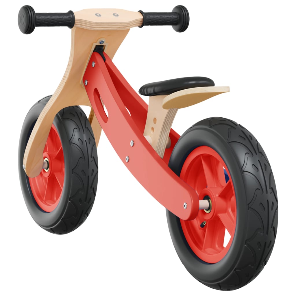 Bicicletă echilibru pentru copii, cauciucuri pneumatice, roșu Lando - Lando