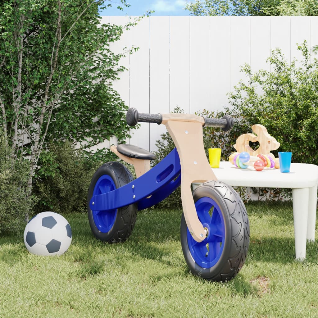 Bicicletă echilibru de copii, cauciucuri pneumatice, albastru Lando - Lando