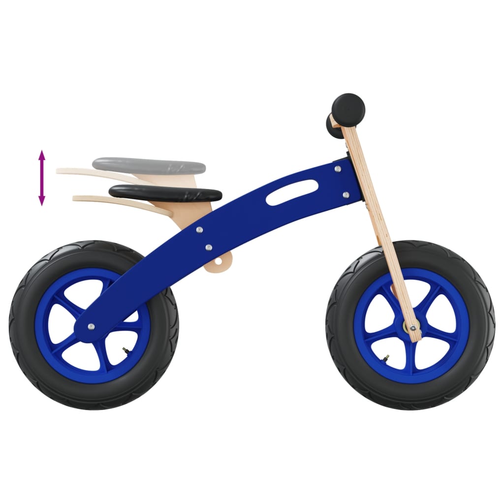 Bicicletă echilibru de copii, cauciucuri pneumatice, albastru Lando - Lando