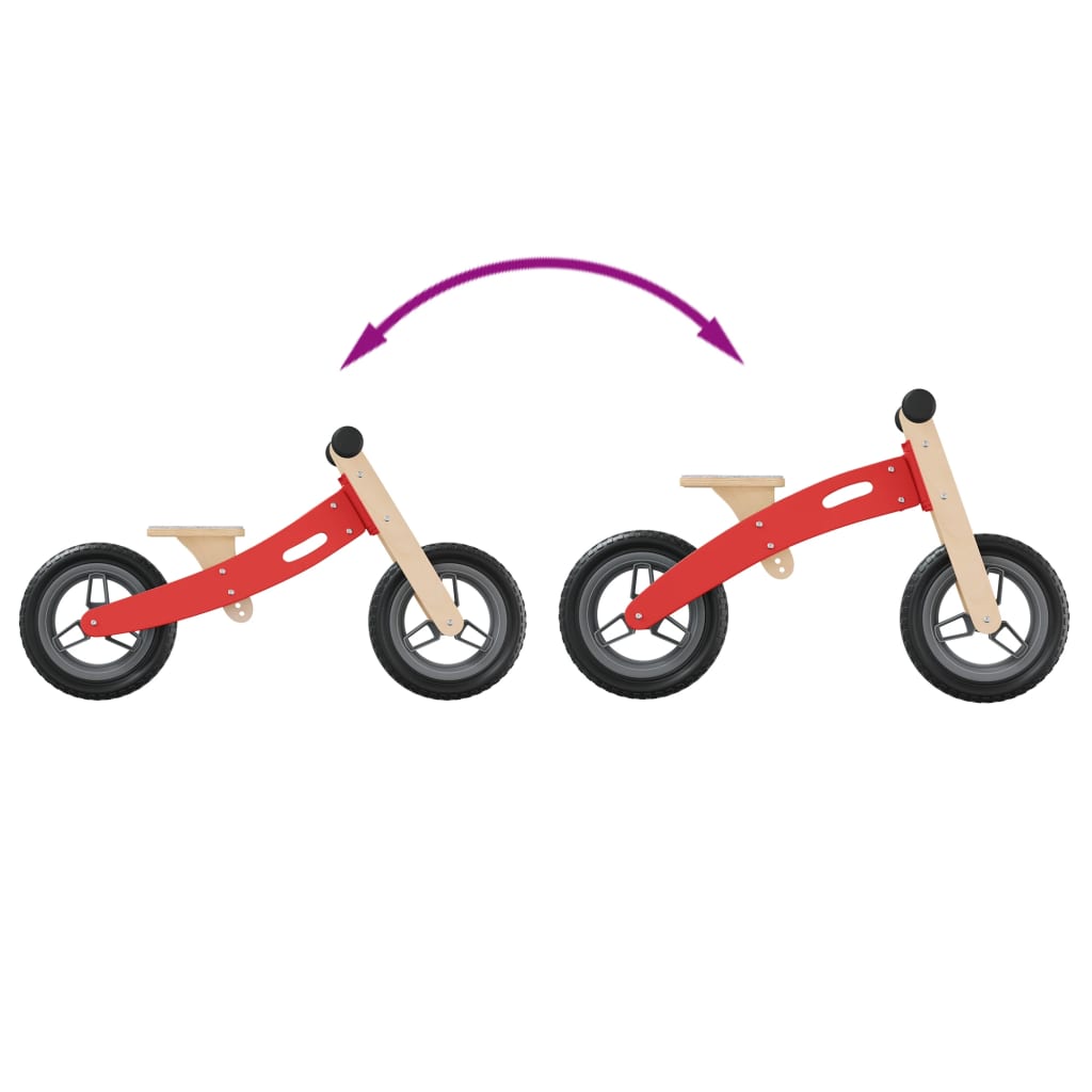 Bicicletă de echilibru pentru copii, roșu Lando - Lando