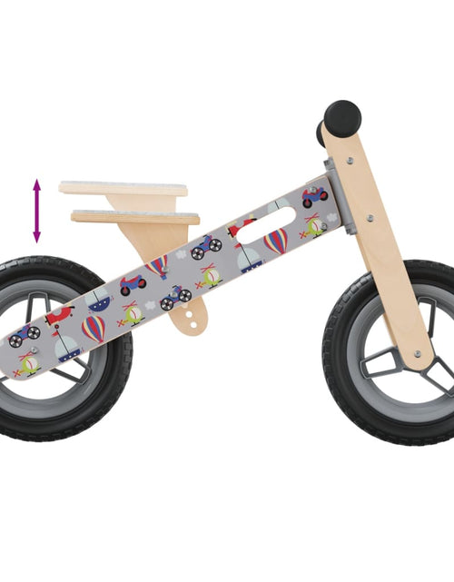 Загрузите изображение в средство просмотра галереи, Bicicletă de echilibru pentru copii, imprimeu și Gri Lando - Lando

