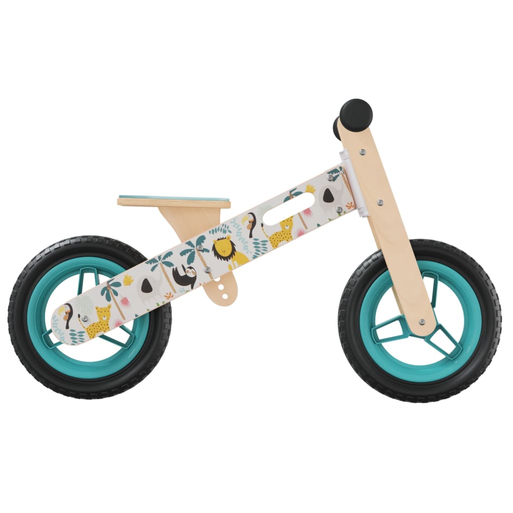 Bicicletă de echilibru pentru copii, imprimeu și albastru Lando - Lando