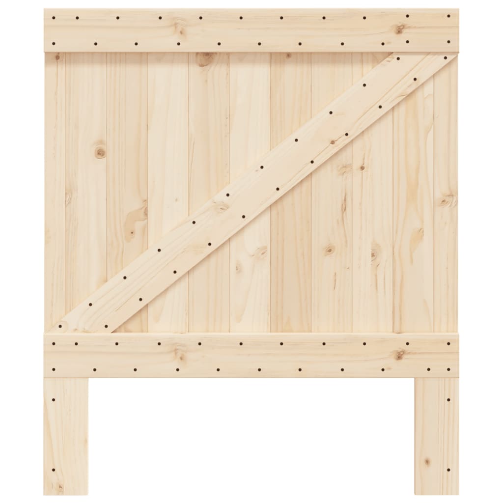 Tăblie de pat, 90x104 cm, lemn masiv de pin