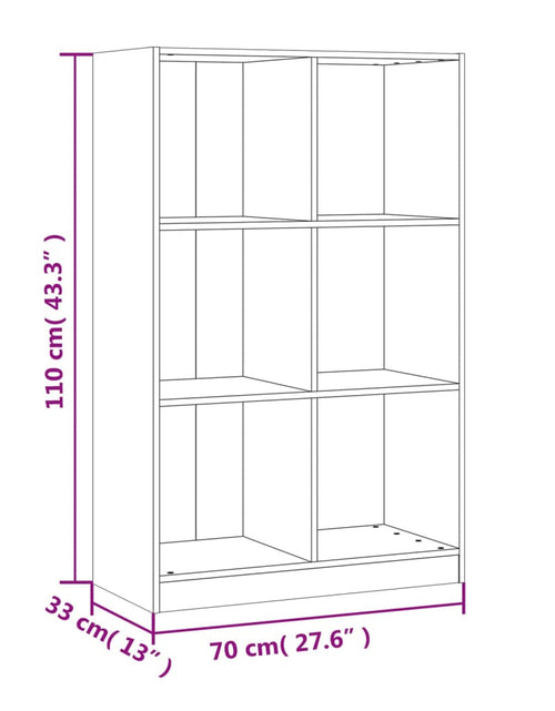 Загрузите изображение в средство просмотра галереи, Bibliotecă, 70x33x110 cm, lemn masiv de pin Lando - Lando
