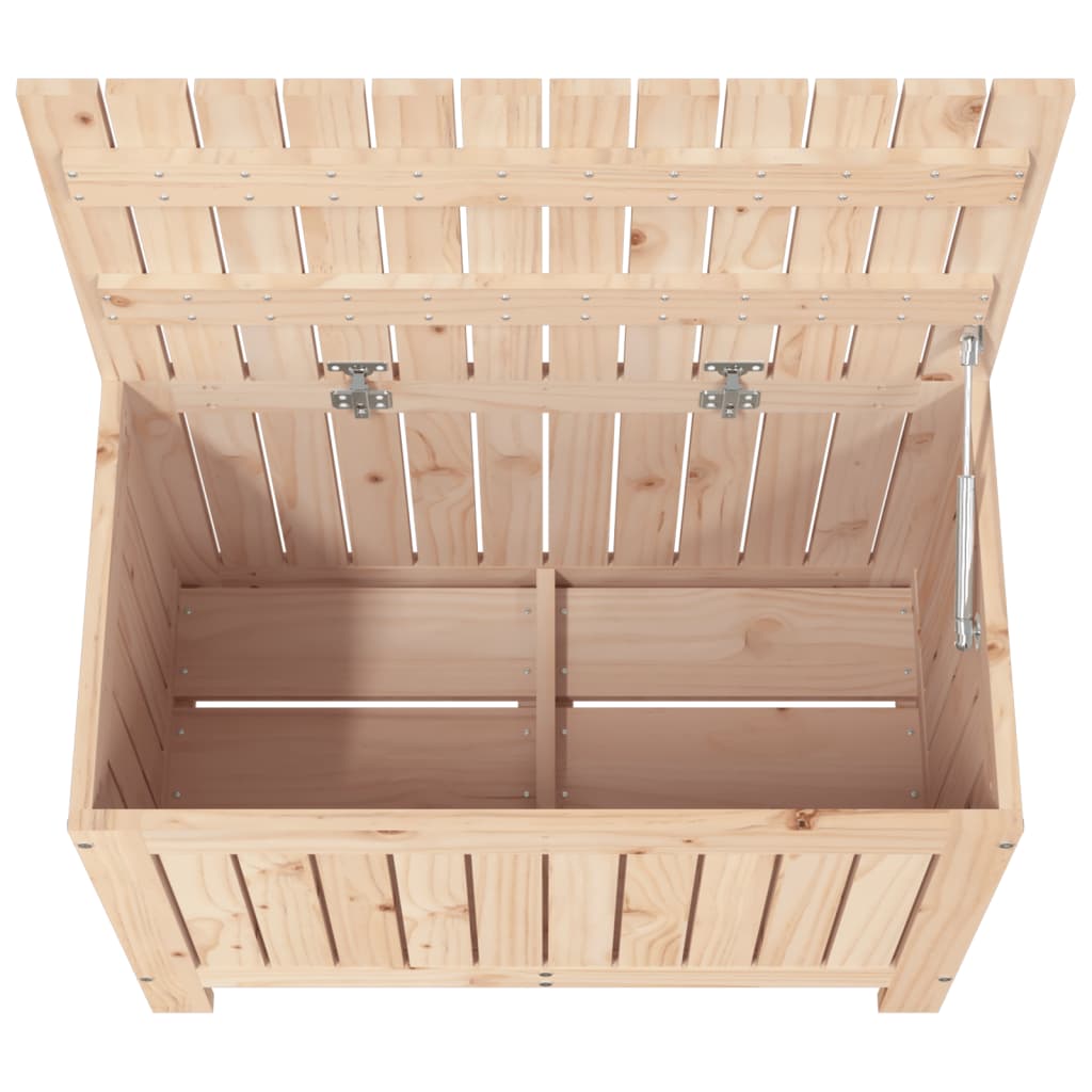 Cutie de depozitare grădină, 76x42,5x54 cm, lemn masiv de pin - Lando
