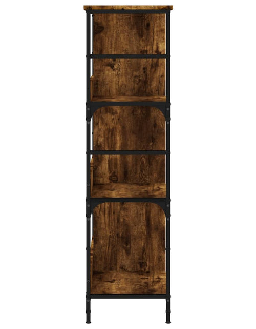 Загрузите изображение в средство просмотра галереи, Bibliotecă, stejar fumuriu, 78,5x33x117,5 cm, lemn prelucrat Lando - Lando

