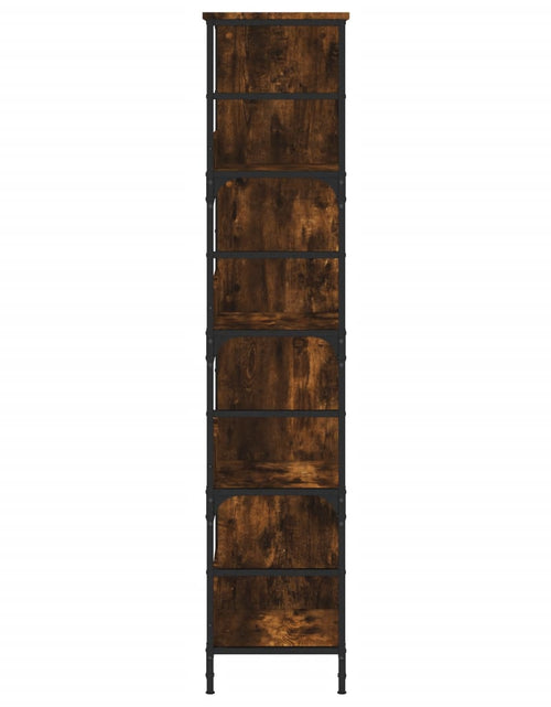 Загрузите изображение в средство просмотра галереи, Bibliotecă, stejar fumuriu, 78,5x33x153 cm, lemn prelucrat Lando - Lando
