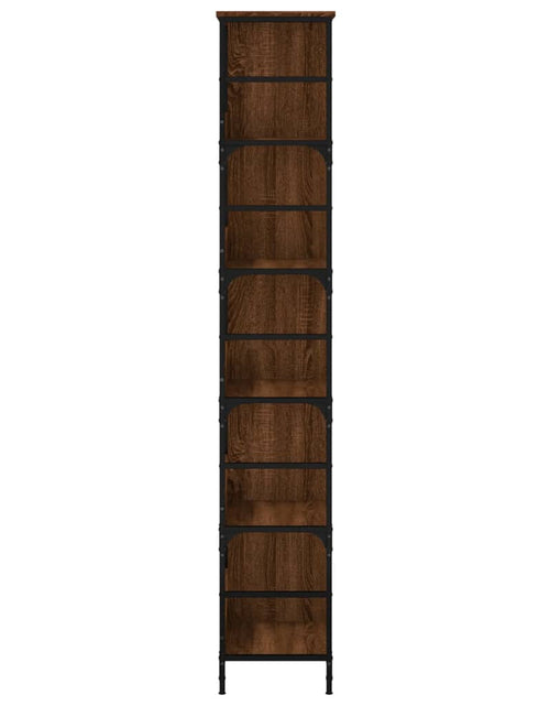 Încărcați imaginea în vizualizatorul Galerie, Bibliotecă, stejar maro, 78,5x33x188,5 cm, lemn prelucrat Lando - Lando
