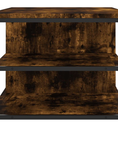 Загрузите изображение в средство просмотра галереи, Măsuță de cafea, stejar fumuriu, 100x50x45 cm, lemn prelucrat Lando - Lando
