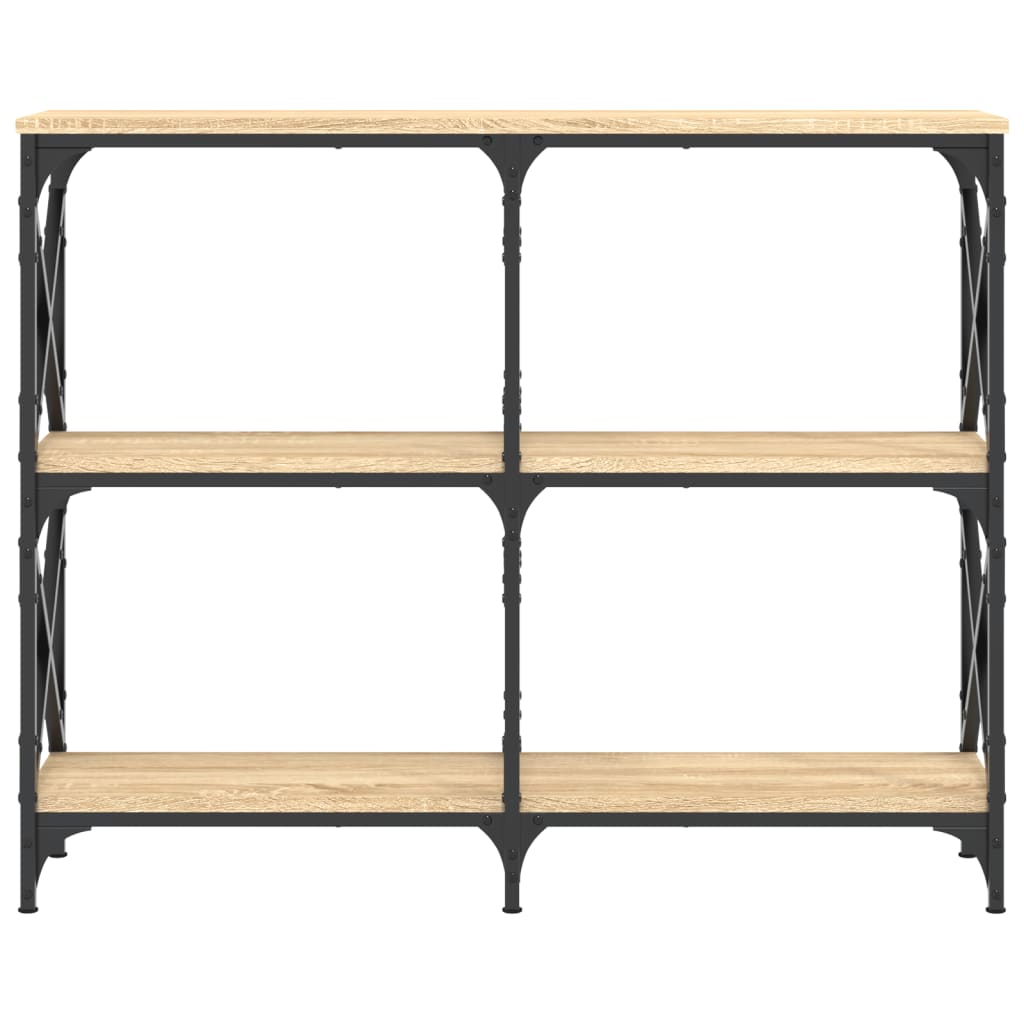 Măsuță consolă, stejar sonoma, 100x28x80,5 cm, lemn prelucrat Lando - Lando