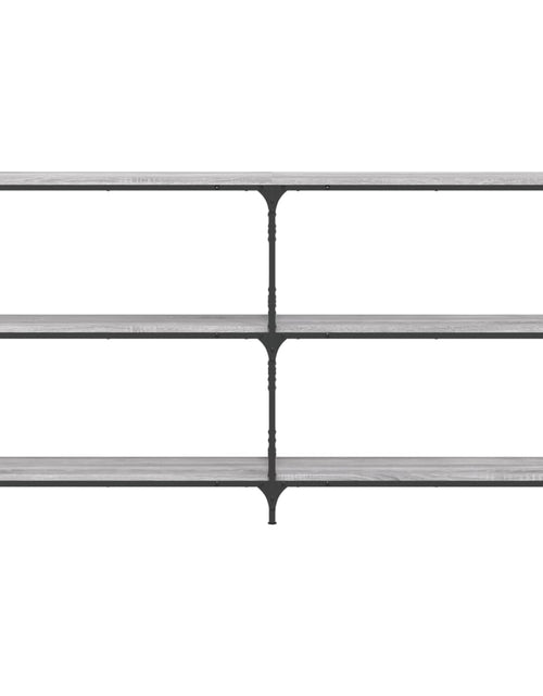 Загрузите изображение в средство просмотра галереи, Măsuță consolă, gri sonoma, 156x28x80,5 cm, lemn prelucrat Lando - Lando
