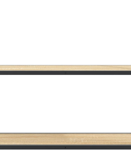 Загрузите изображение в средство просмотра галереи, Raft cu 2 niveluri stejar sonoma 60x21x51 cm, lemn prelucrat Lando - Lando
