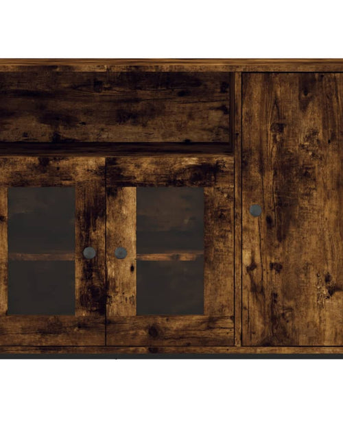 Încărcați imaginea în vizualizatorul Galerie, Servantă, stejar fumuriu, 100x35x75 cm, lemn prelucrat - Lando
