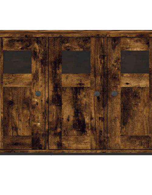 Загрузите изображение в средство просмотра галереи, Servantă, stejar fumuriu, 100x35x70 cm, lemn prelucrat - Lando
