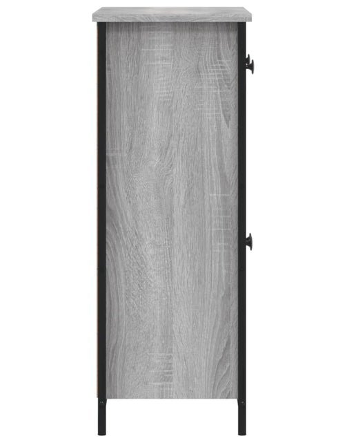Încărcați imaginea în vizualizatorul Galerie, Servantă, gri sonoma, 70x30x80 cm, lemn prelucrat - Lando
