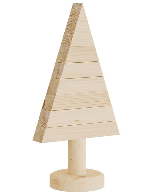 Încărcați imaginea în vizualizatorul Galerie, Brazi de Crăciun din lemn decorativi 2 buc. 30 cm lemn de pin - Lando
