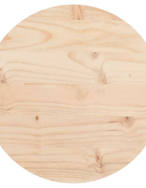 Încărcați imaginea în vizualizatorul Galerie, Blat de masă rotund, Ø30x3 cm, lemn masiv de pin - Lando

