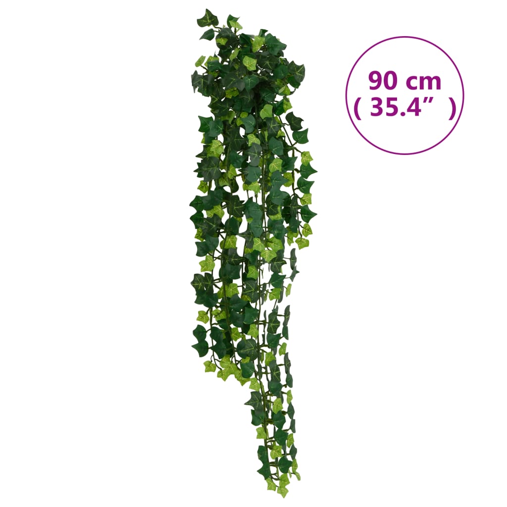 Plante artificiale suspendate 12 buc. 339 frunze 90 cm verde Lando - Lando