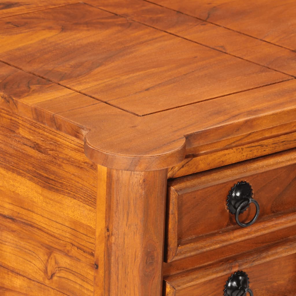 Birou cu sertare, 110x50x76 cm, lemn masiv de acacia - Lando