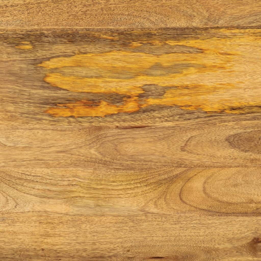 Masă de bucătărie, 112x52x76 cm, lemn masiv de mango și fier - Lando
