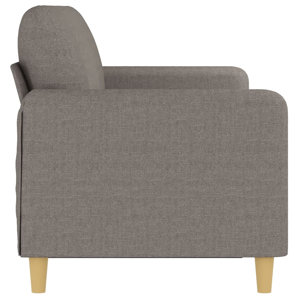 Canapea cu 3 locuri, taupe, 180 cm, material textil - Lando