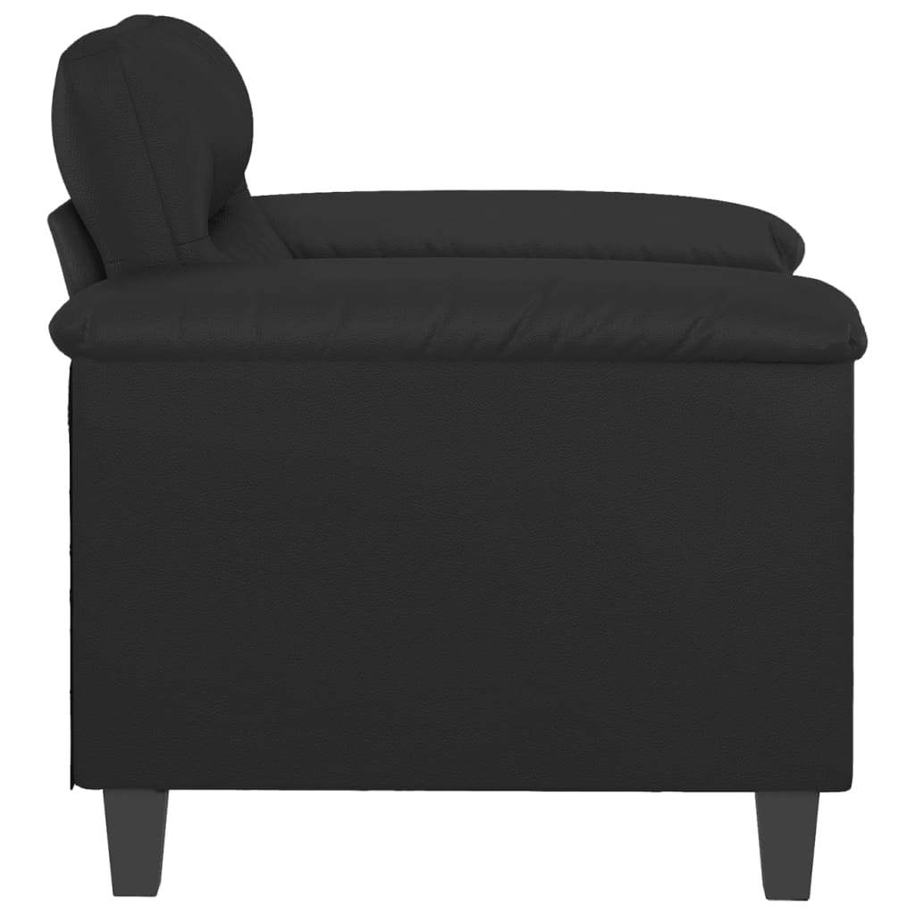 Canapea de o persoană, 60 cm, piele ecologică - Lando