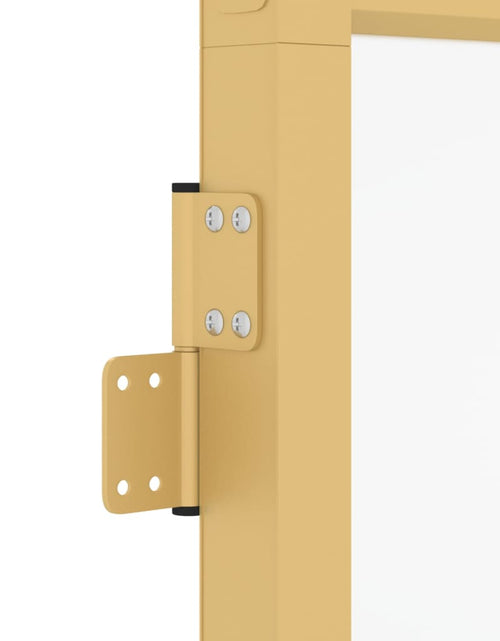 Загрузите изображение в средство просмотра галереи, Ușă interioară Slim auriu 93x201,5cm sticlă securizată/aluminiu - Lando
