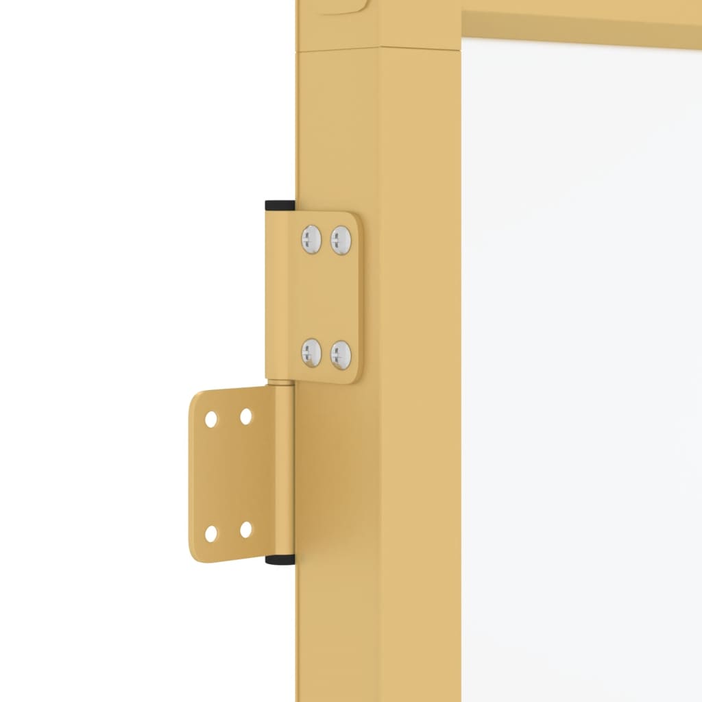 Ușă interioară Slim auriu 93x201,5cm sticlă securizată/aluminiu - Lando