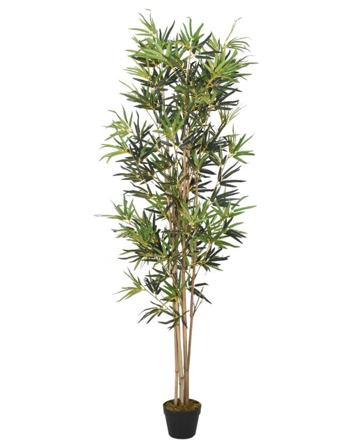 Încărcați imaginea în vizualizatorul Galerie, Arbore din bambus artificial 552 de frunze 120 cm verde Lando - Lando
