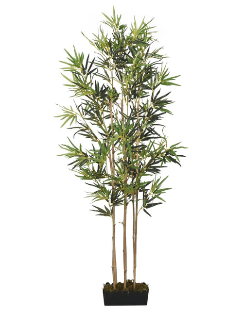 Încărcați imaginea în vizualizatorul Galerie, Arbore din bambus artificial 368 de frunze 80 cm verde Lando - Lando
