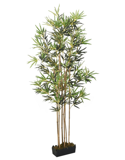 Загрузите изображение в средство просмотра галереи, Arbore din bambus artificial 552 de frunze 120 cm verde Lando - Lando
