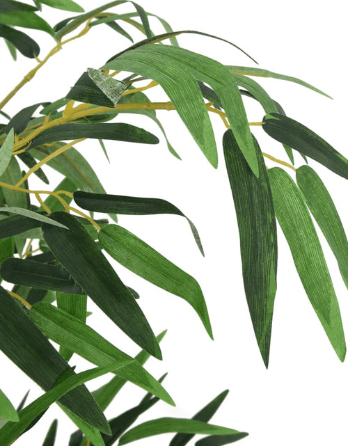 Загрузите изображение в средство просмотра галереи, Arbore din bambus artificial 380 de frunze 80 cm verde Lando - Lando
