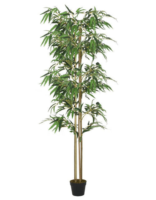 Загрузите изображение в средство просмотра галереи, Arbore din bambus artificial 988 de frunze 150 cm verde Lando - Lando
