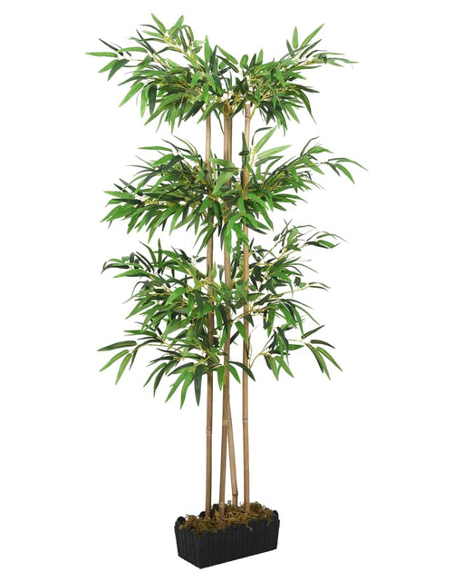 Încărcați imaginea în vizualizatorul Galerie, Arbore din bambus artificial 380 de frunze 80 cm verde Lando - Lando

