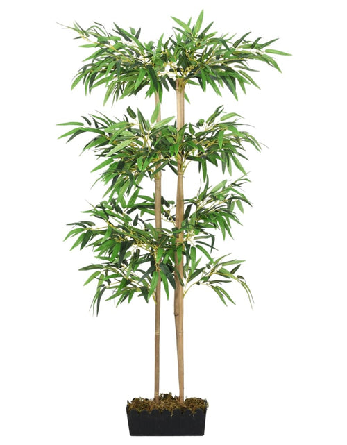 Загрузите изображение в средство просмотра галереи, Arbore din bambus artificial 380 de frunze 80 cm verde Lando - Lando
