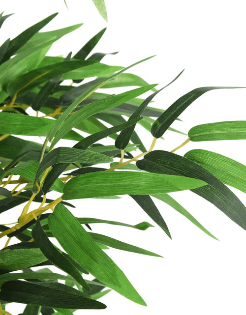 Загрузите изображение в средство просмотра галереи, Arbore din bambus artificial 760 de frunze 120 cm verde - Lando
