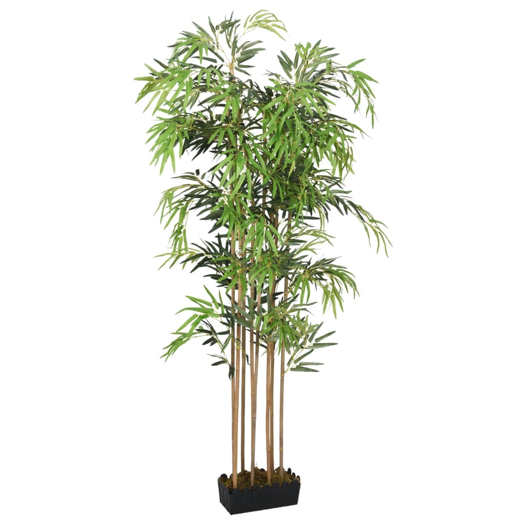 Arbore din bambus artificial 1095 de frunze 150 cm verde Lando - Lando