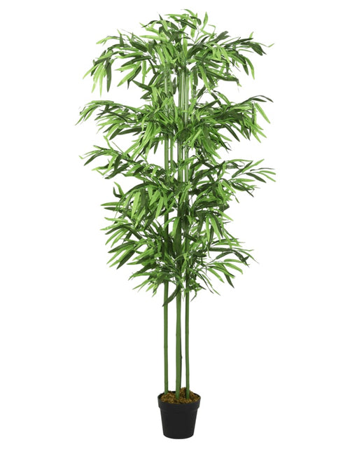 Încărcați imaginea în vizualizatorul Galerie, Arbore din bambus artificial 384 de frunze 120 cm verde Lando - Lando
